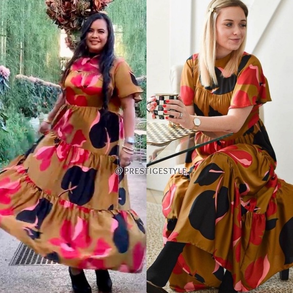 Anthropologie Corey Lynn Gianna Tiered Maxi Dress - Picture 8 of 10